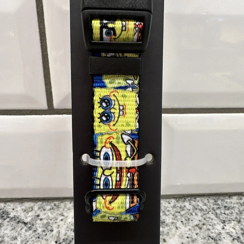 Buckle-Down Dog Medium Collar SpongeBob SquarePants Yellow Cartoon Pet Accessory